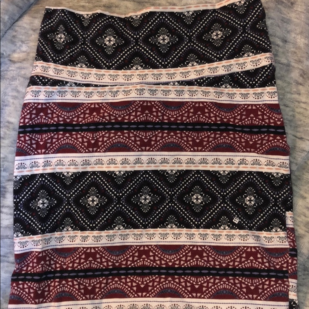 Charlotte Russe printed skirt
